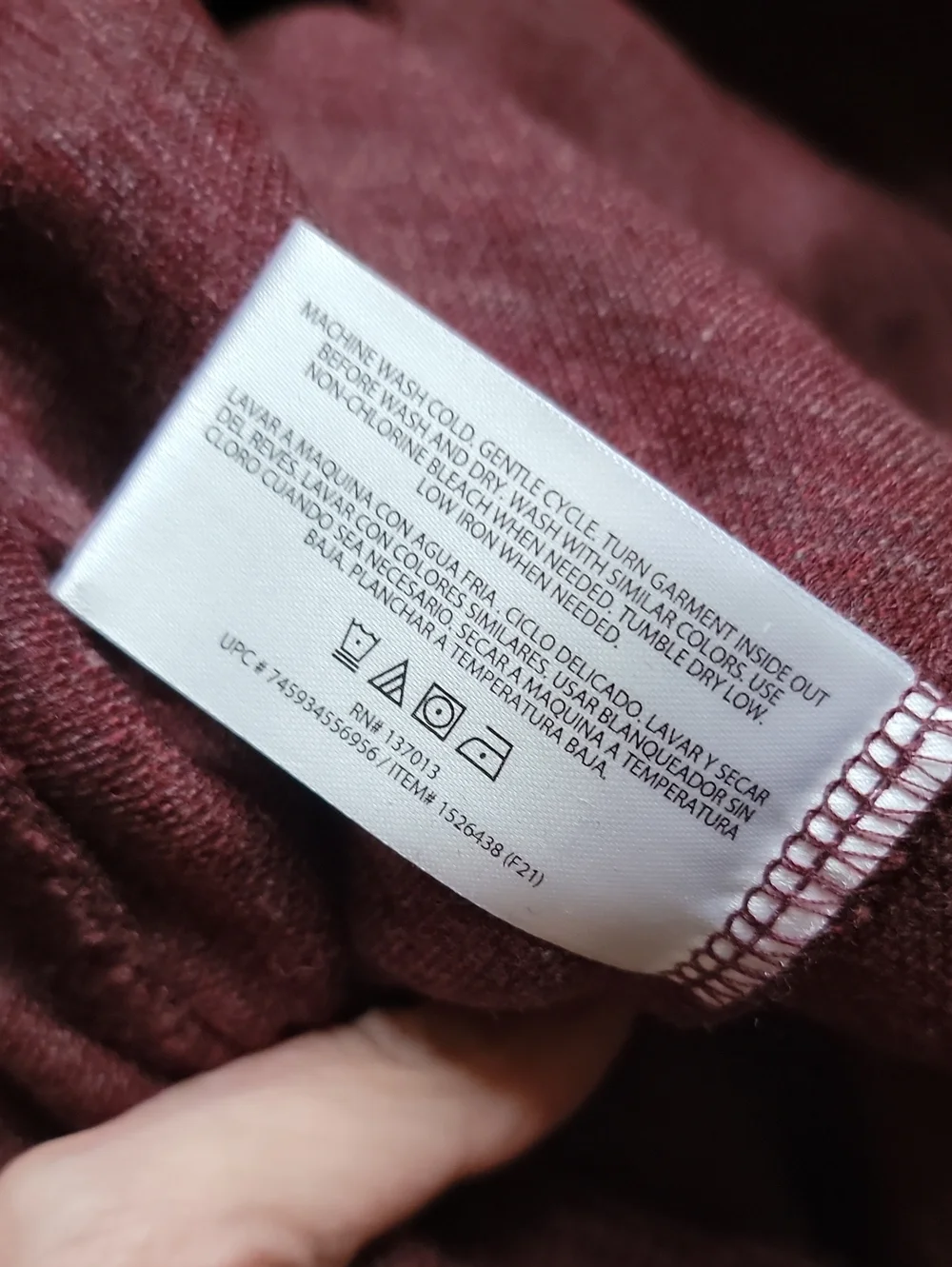 Banana Republic New With Tags Crewneck Sweatshirt in Deep Plum